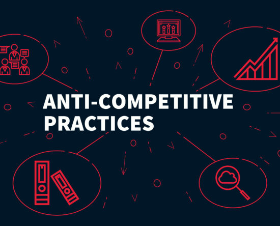 Logo saying anti-competitive practices